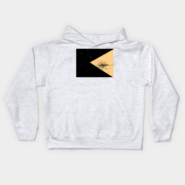 Warning Triangle Kids Hoodie by Tovers